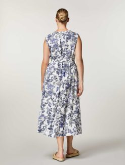 Marina Rinaldi Robe En Toile De Viscose Et De Lin | Robes