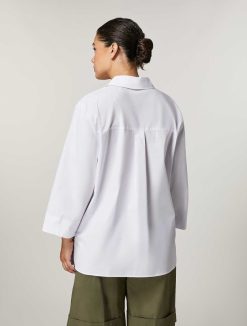 Marina Rinaldi Tunique En Popeline De Coton | Blouses Et Chemises