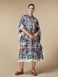 Marina Rinaldi Robe En Mousseline Imprimee | Robes