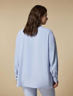 Marina Rinaldi Tunique En Cady Triacetate | Blouses Et Chemises