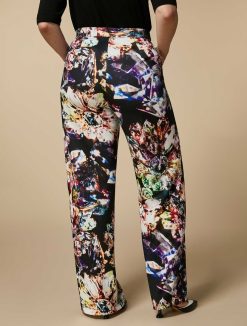 Marina Rinaldi Pantalon En Neoprene Imprime | Pantalon