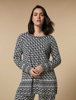 Marina Rinaldi Pull Jacquard En Viscose | Tricots