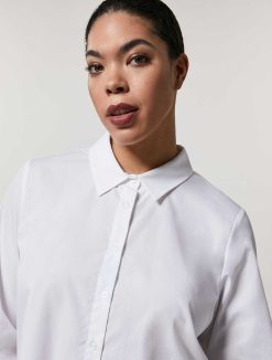 Marina Rinaldi Chemise En Popeline De Coton | Blouses Et Chemises