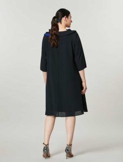 Marina Rinaldi Robe En Tissu Fluide | Des Vetements Formels