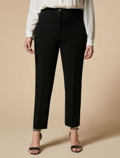 Marina Rinaldi Pantalon Slim En Cady De Triacetate | Pantalon