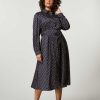 Marina Rinaldi Robe En Tissu Technique | Des Vetements Formels