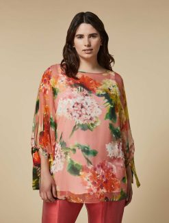 Marina Rinaldi Blouse En Georgette Imprimee | Blouses Et Chemises