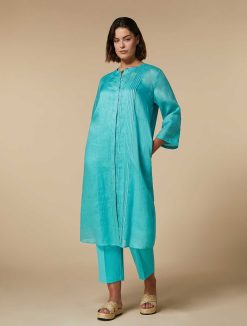 Marina Rinaldi Robe En Toile Ramie | Robes