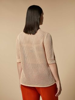 Marina Rinaldi Cardigan En Crepe De Coton | Tricots