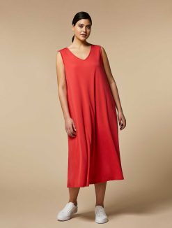 Marina Rinaldi Robe En Jersey Crepe | Se Detendre