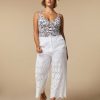 Marina Rinaldi Pantalon Court Brode | Pantalon