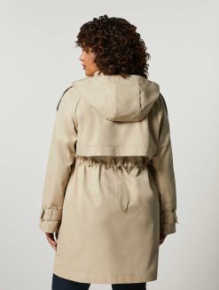 Marina Rinaldi Trench-Coat En Coton Deperlant | Manteaux Et Trenchs