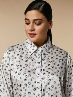 Marina Rinaldi Chemise En Serge Imprime | Blouses Et Chemises