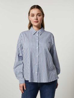 Marina Rinaldi Chemise En Coton Et Viscose | Blouses Et Chemises