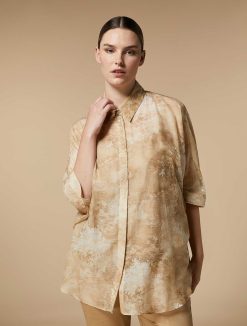 Marina Rinaldi Chemise En Voile Imprime | Blouses Et Chemises