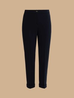 Marina Rinaldi Pantalon Slim En Cady De Triacetate | Pantalon