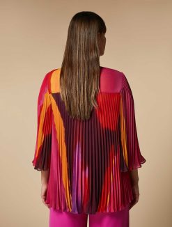 Marina Rinaldi Blouse En Georgette Imprimee | Blouses Et Chemises