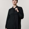 Marina Rinaldi Chemise En Acetate Et Soie | Blouses Et Chemises