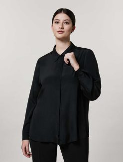 Marina Rinaldi Chemise En Acetate Et Soie | Blouses Et Chemises