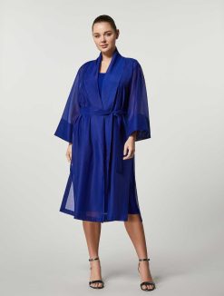 Marina Rinaldi Manteau En Organza | Manteaux Et Trenchs