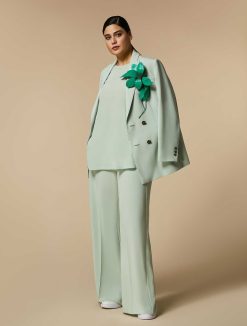 Marina Rinaldi Pantalon Palazzo En Cady Triacetate | Pantalon