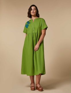 Marina Rinaldi Robe A Broderies Et Sequins | Robes