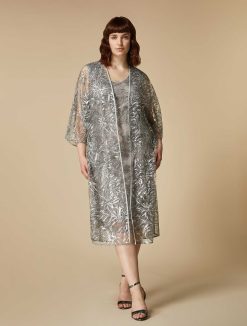 Marina Rinaldi Robe Fourreau A Sequins | Des Vetements Formels