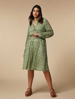 Marina Rinaldi Robe Chemise En Georgette Imprimee | Robes