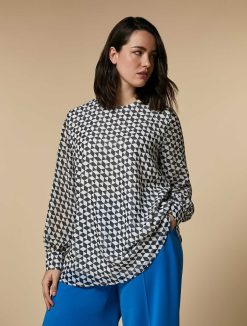 Marina Rinaldi Tunique En Georgette Imprimee | Blouses Et Chemises