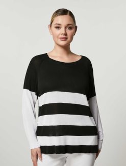 Marina Rinaldi Pull Fluide En Crepe De Viscose | Tricots