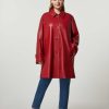 Marina Rinaldi Manteau En Jersey Enduit | Manteaux Et Trenchs