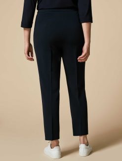 Marina Rinaldi Pantalon Slim En Cady De Triacetate | Pantalon