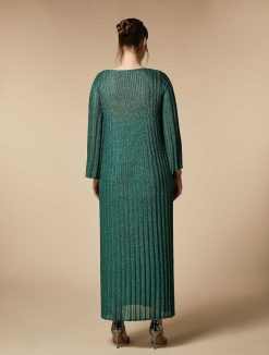 Marina Rinaldi Robe En Fil Lurex | Des Vetements Formels