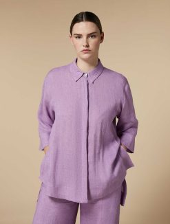 Marina Rinaldi Tunique En Lin | Blouses Et Chemises